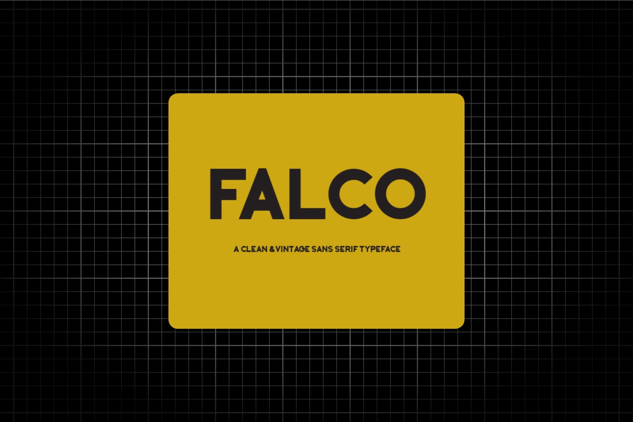 Falco Black type specimen